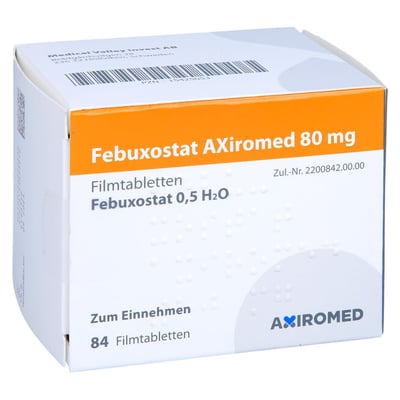 Febuxostat AXiromed 80 mg