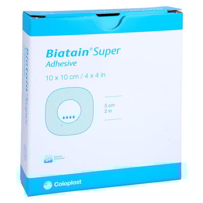 Biatain Super selbst-haftend Superabs.10x10 cm B2B Medical