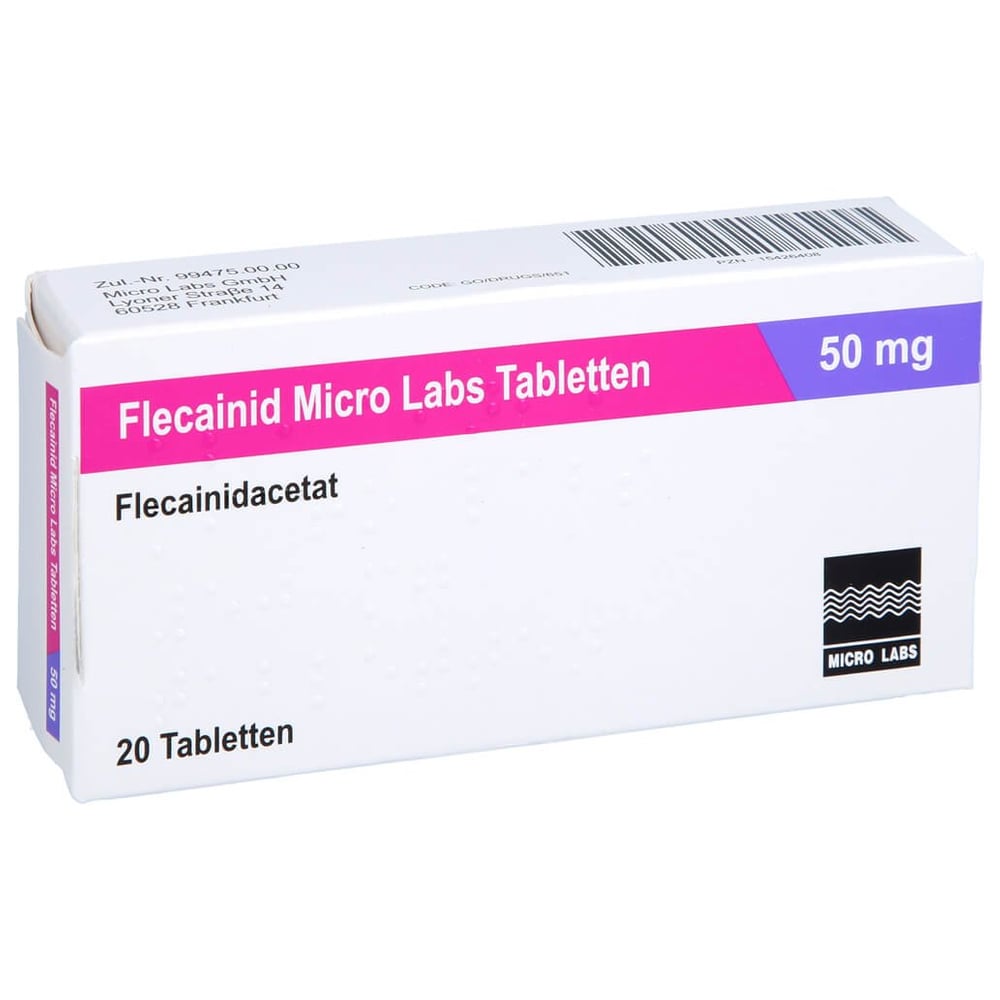Flecainid Micro Labs 50 mg Tabletten