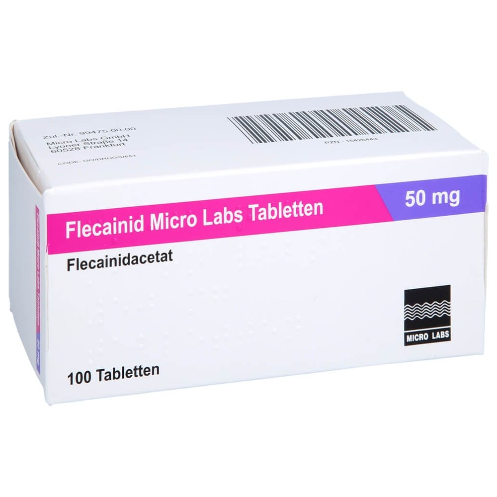 Flecainid Micro Labs 50 mg Tabletten