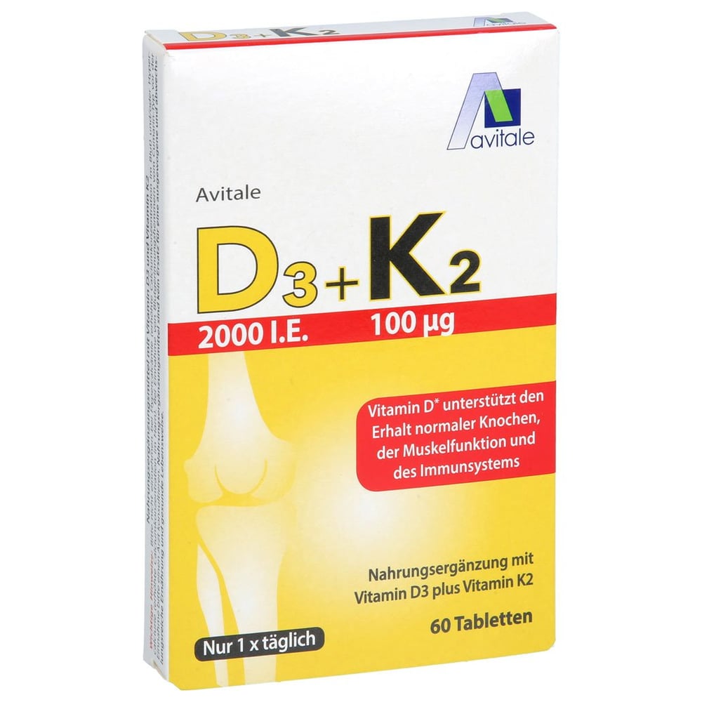 Vitamin D3+K2 2000 I.E.