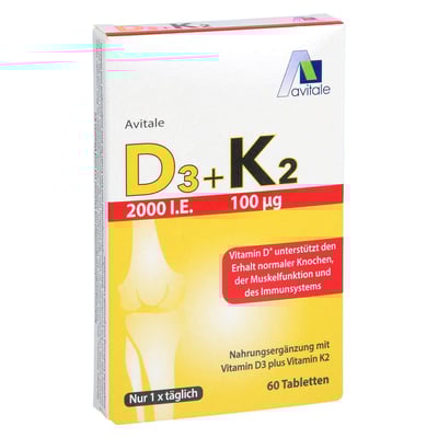 Vitamin D3+K2 2000 I.E.