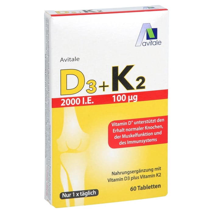 Vitamin D3+K2 2000 I.E.
