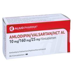 Amlodipin/Valsartan/HCT AL 10 mg/160 mg/25 mg