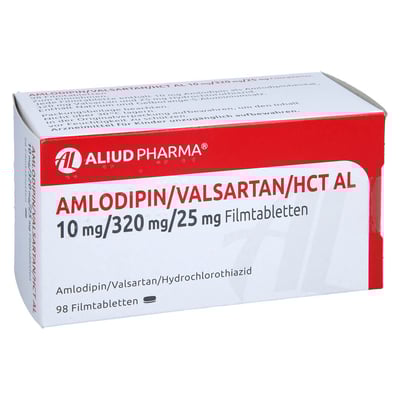 Amlodipin/Valsartan/HCT AL 10 mg/320 mg/25 mg