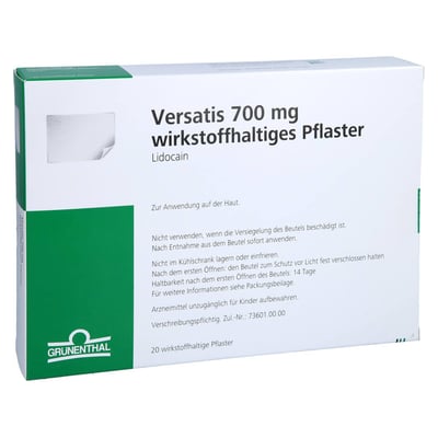 Versatis 700 mg wirkstoffhaltiges Pflaster