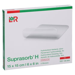 Suprasorb H dünn 15x15 cm