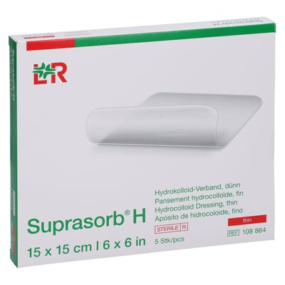 Suprasorb H dünn 15x15 cm