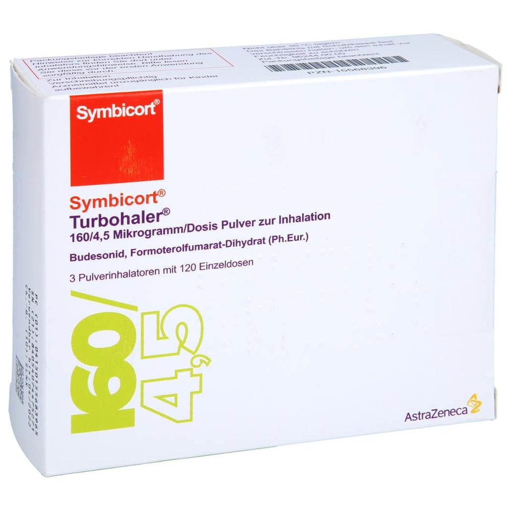 Symbicort Turbohaler 160/4,5 Mikrogramm/Dosis