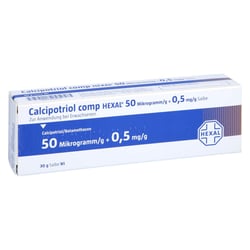 Calcipotriol comp HEXAL 50 Mikrogramm/g + 0,5 mg/g
