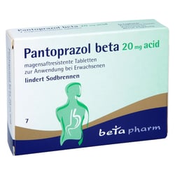 Pantoprazol beta 20 mg acid