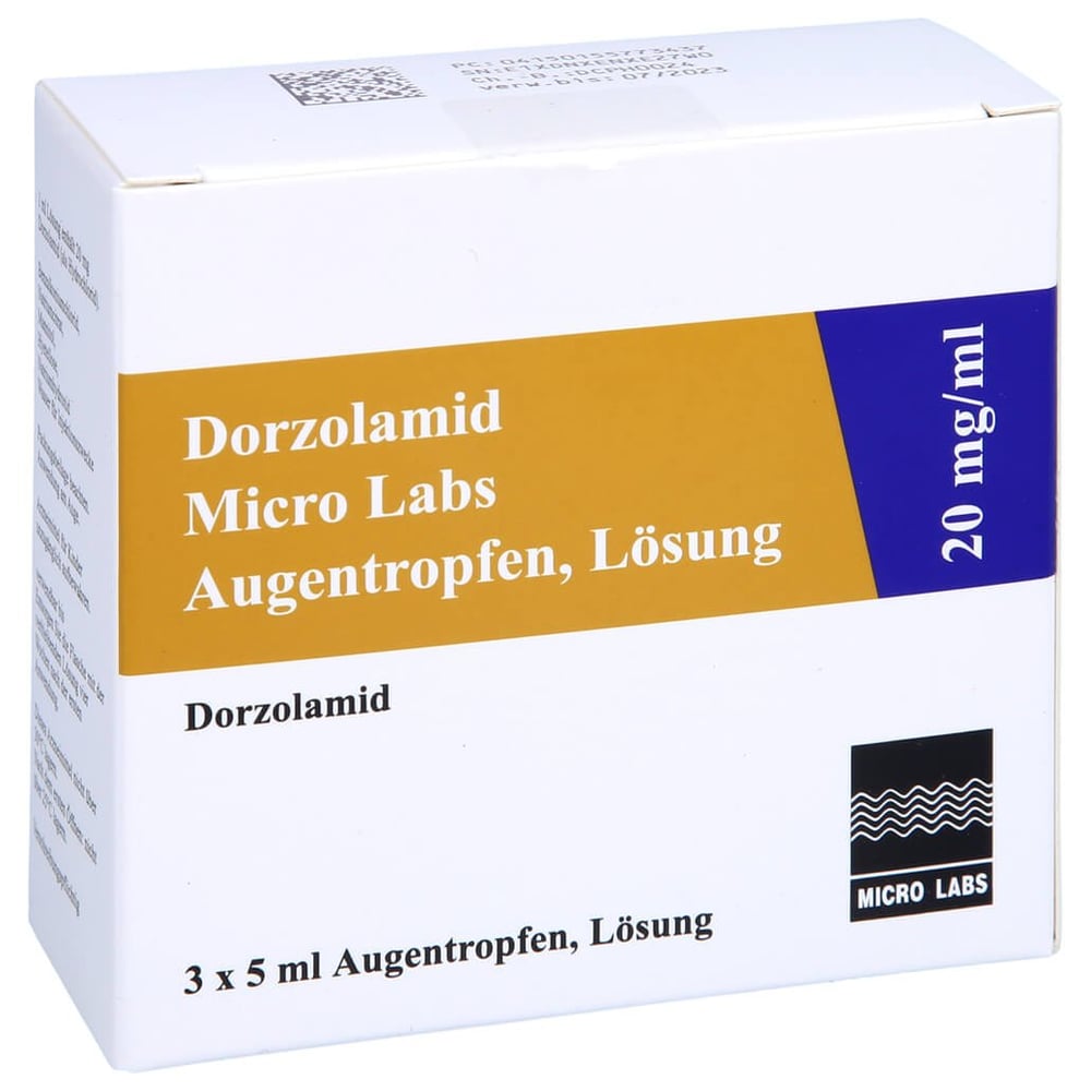 Dorzolamid Micro Labs 20 mg/ml