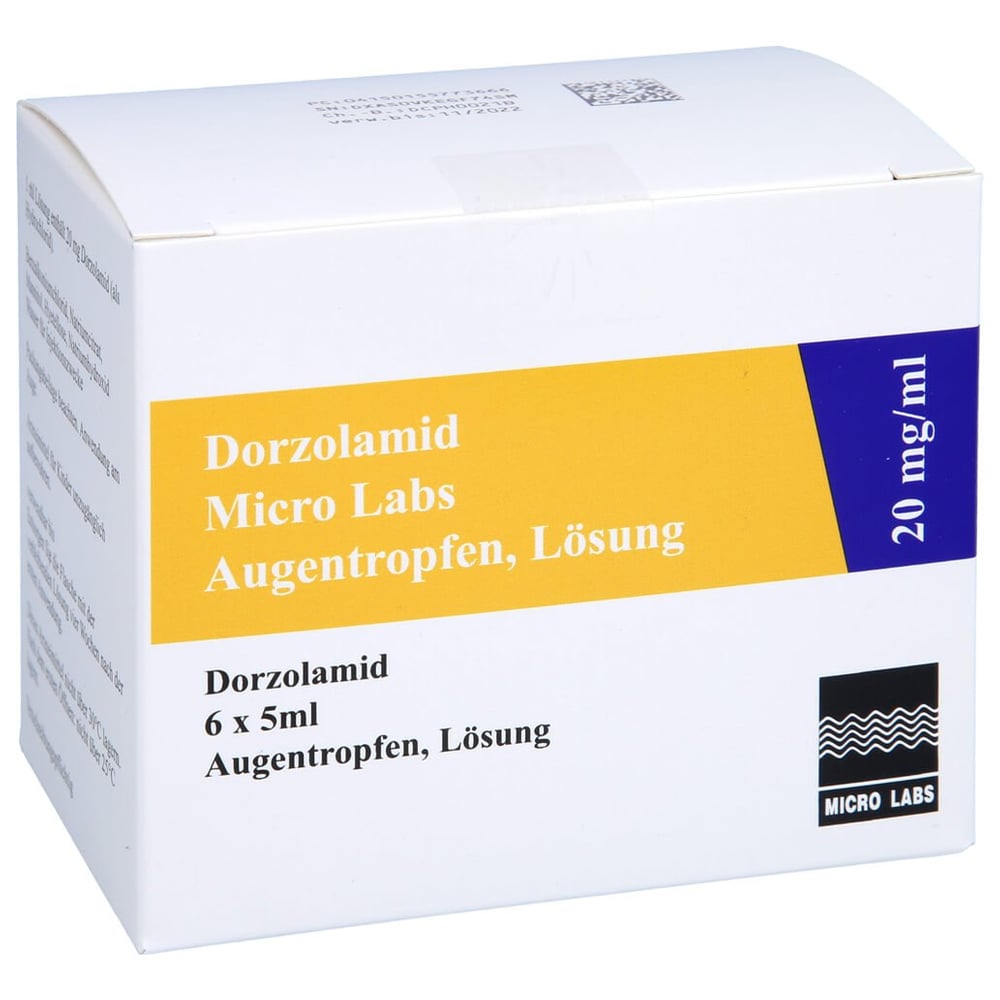 Dorzolamid Micro Labs 20 mg/ml