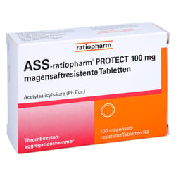 ASS-ratiopharm Protect 100 mg magensaftresistent