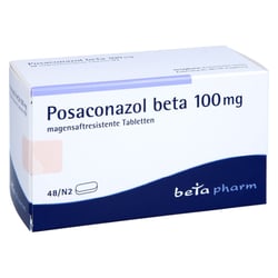 Posaconazol beta 100 mg magensaftres.Tabletten