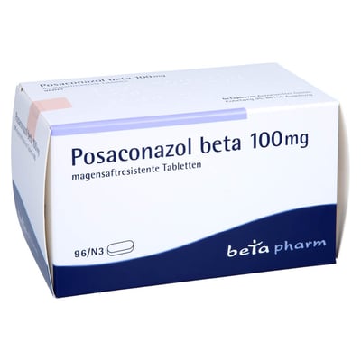 Posaconazol beta 100 mg magensaftres.Tabletten