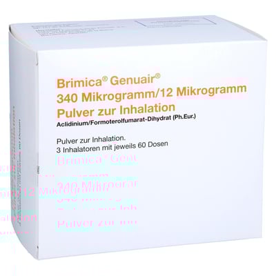 Brimica Genuair 340 ug/12 ug Plv.z.Inhalation 60ED