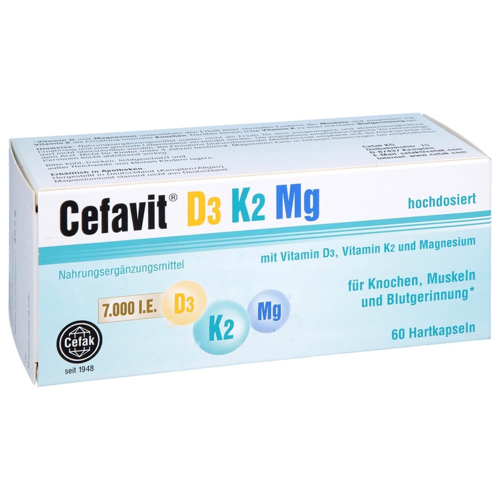 Cefavit D3 K2 Mg 7.000 I.E.