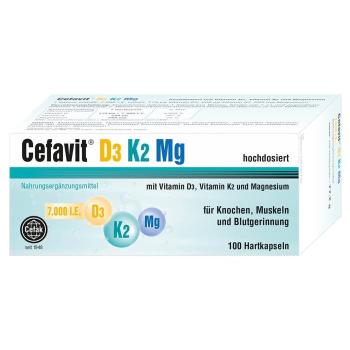 Cefavit D3 K2 Mg 7.000 I.E.