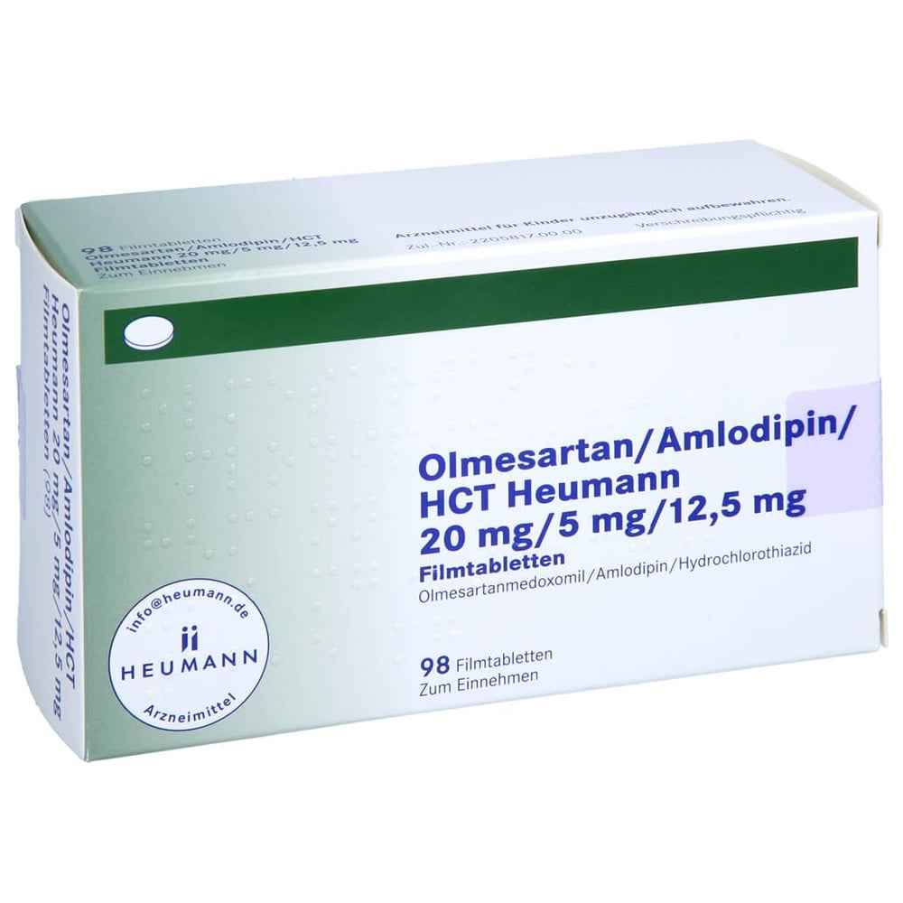 Olmesartan/Amlodipin/HCT Heumann 20 mg/5 mg/12,5 mg