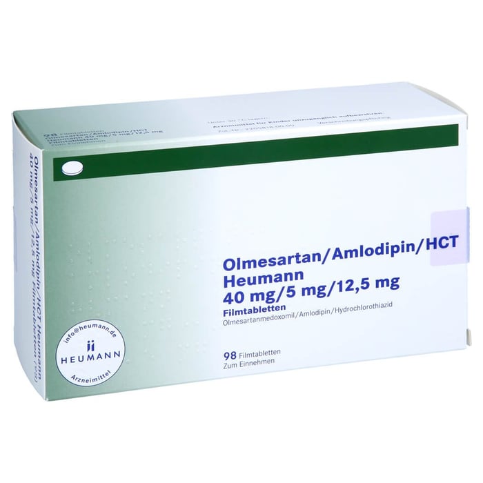 Olmesartan/Amlodipin/HCT Heumann 40mg/5mg/12,5mg