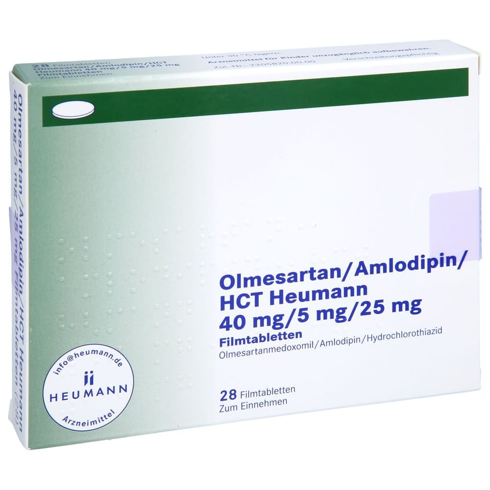 Olmesartan/Amlodipin/HCT Heumann 40 mg/5 mg/25 mg