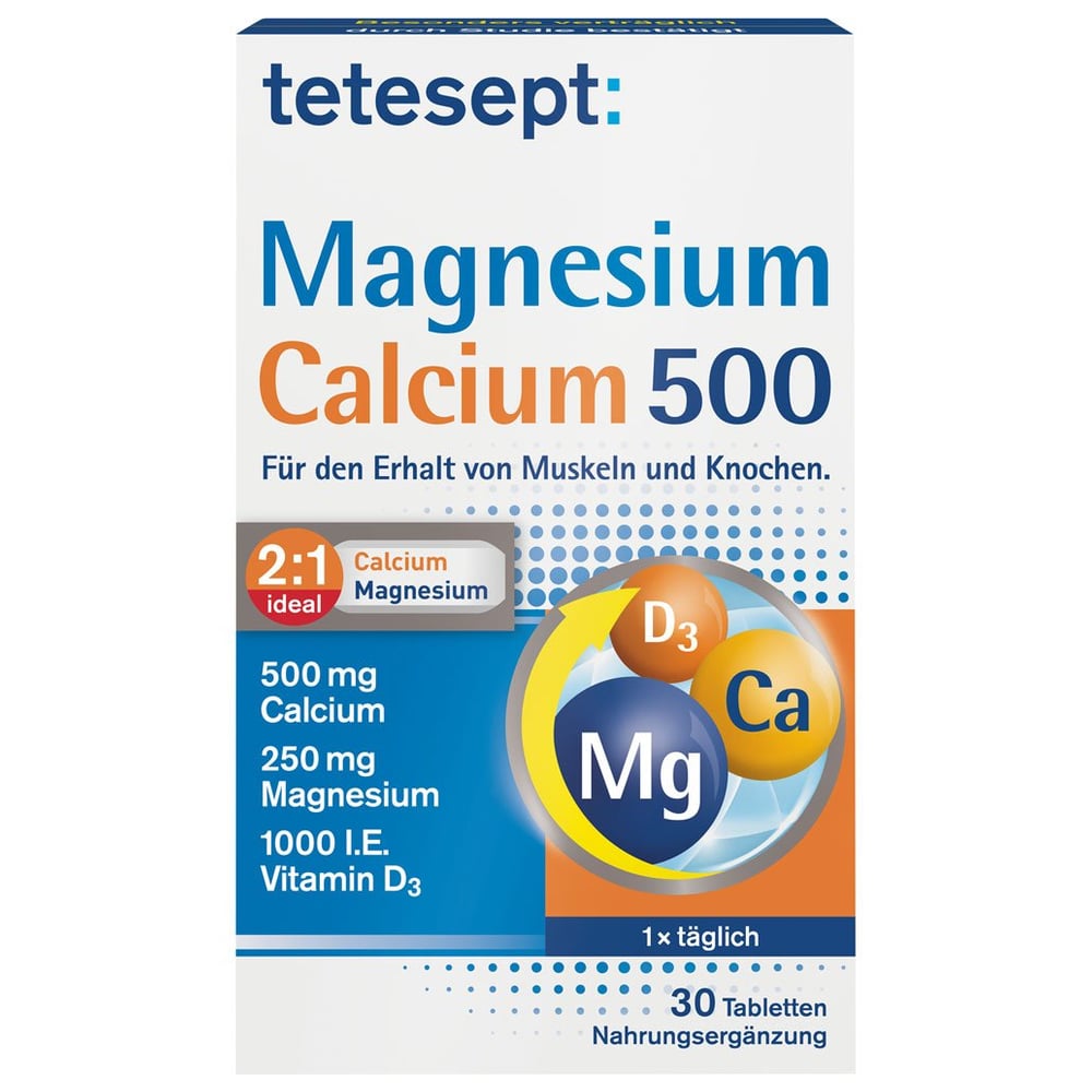Tetesept Magnesium+calc500