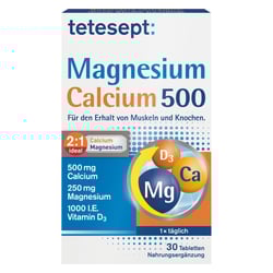 Tetesept Magnesium+calc500
