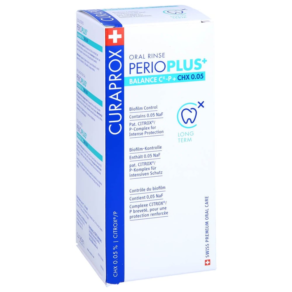 Curaprox perio Plus+ Balance Mundspülung Chx 0,05%