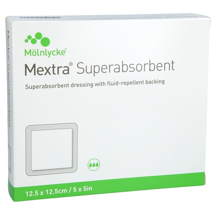 Mextra Superabsorbent Verband 12.5x12.5 cm