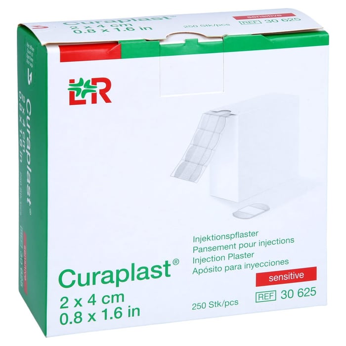 Curaplast Inj.-Pflaster sensitiv 2x4 cm