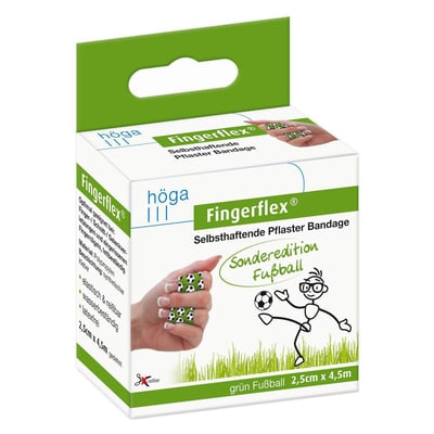 FINGERFLEX 2,5 cmx4,5 m grün Fußball latexfrei