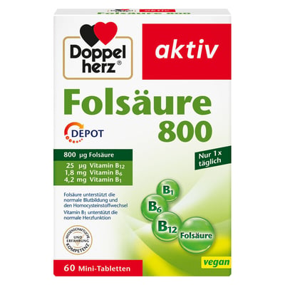 Doppelherz Folsäure 800 Depot Produktbild 1