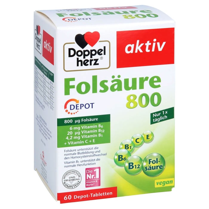 Doppelherz Folsäure 800 Depot