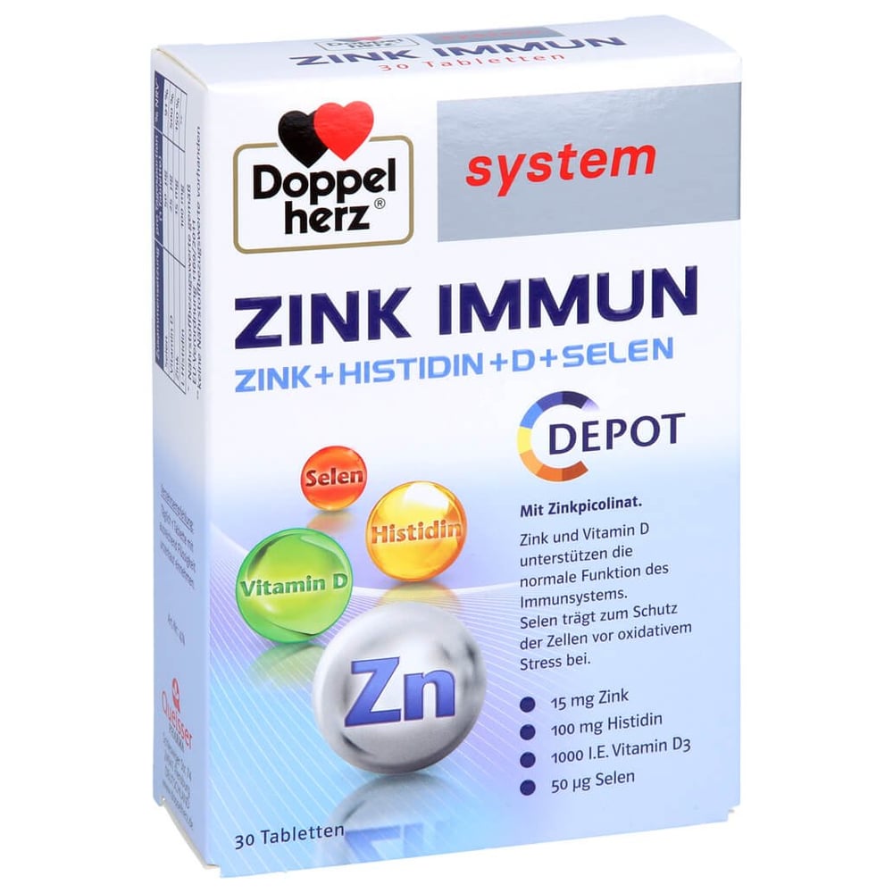 Doppelherz Zink Immun Depot system