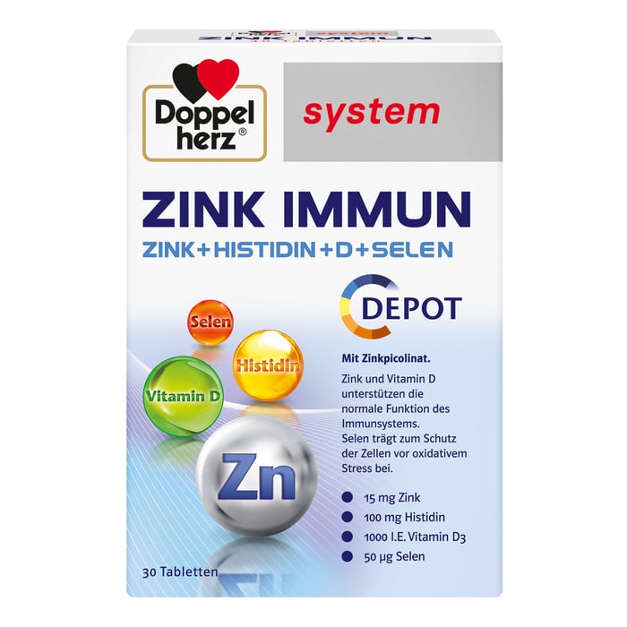 Doppelherz Zink Immun Depot system