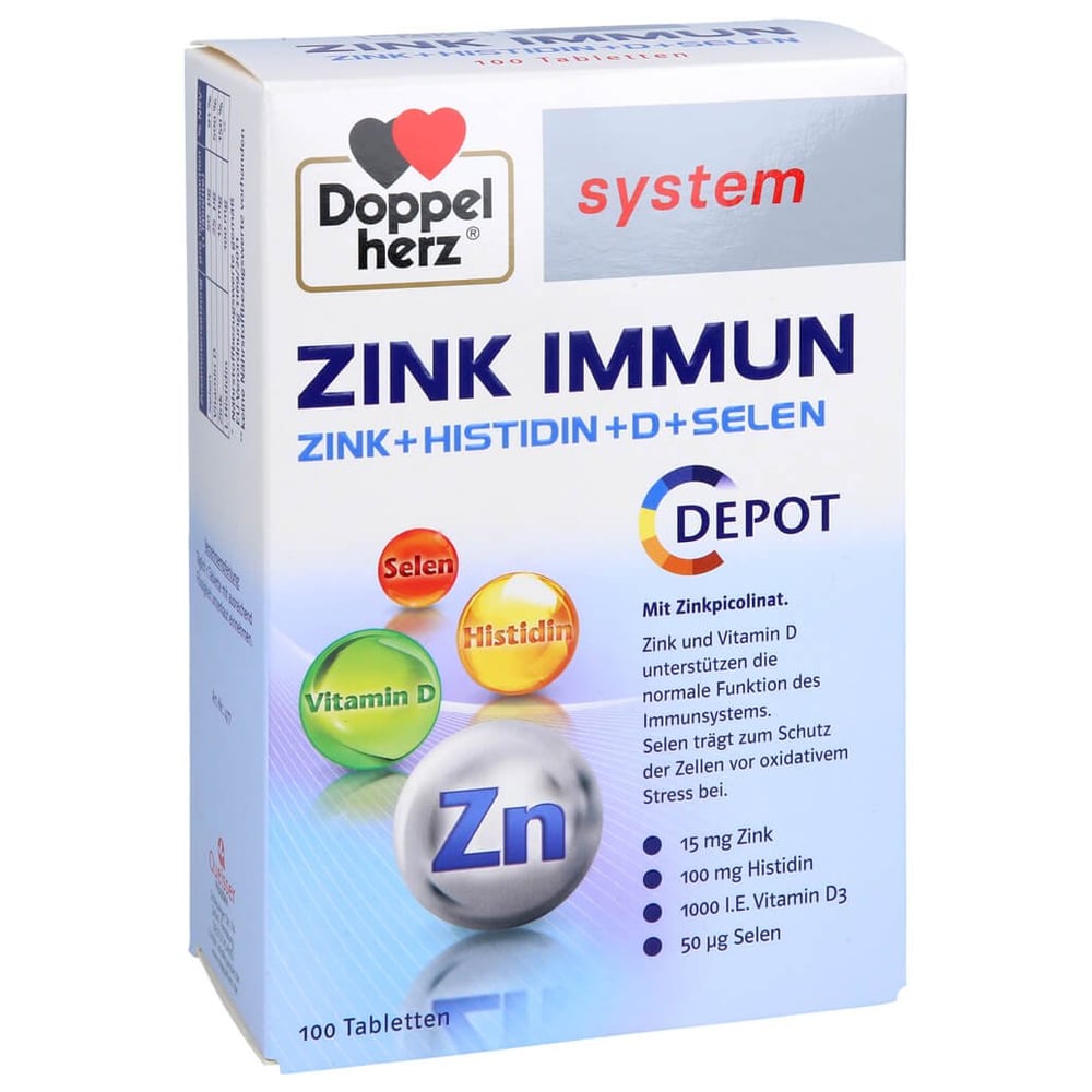 Doppelherz Zink Immun Depot system