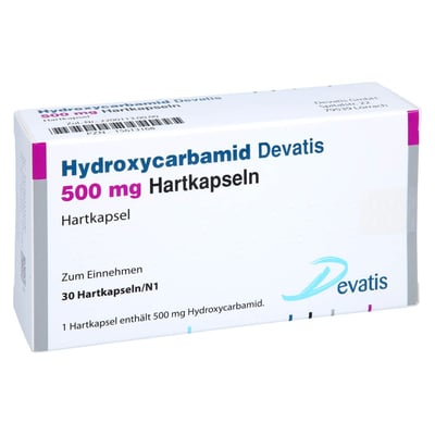 Hydroxycarbamid Devatis 500 mg