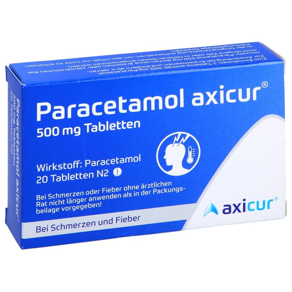 Paracetamol axicur 500 mg