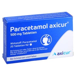 Paracetamol axicur 500 mg