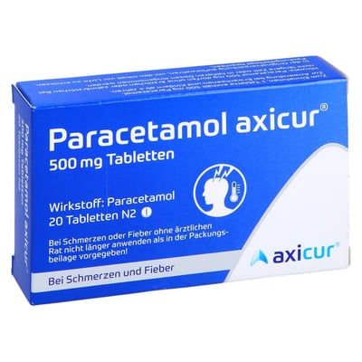 Paracetamol axicur 500 mg