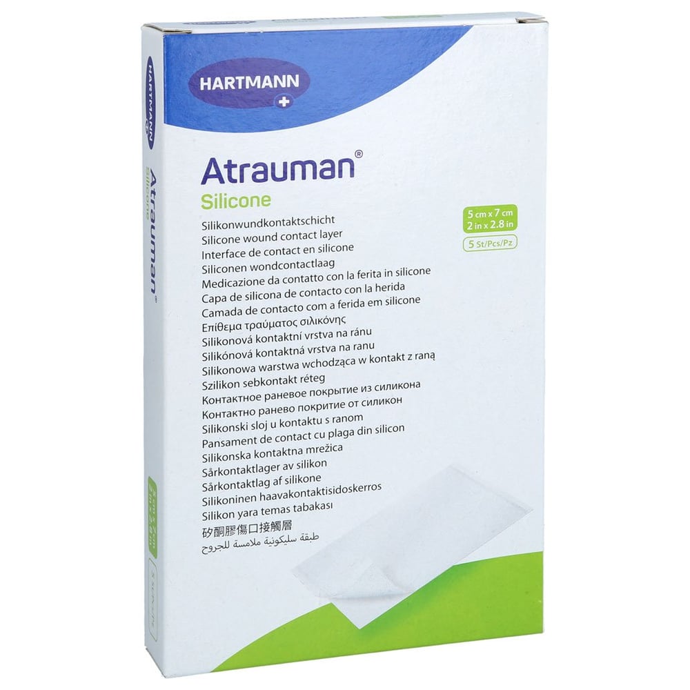 Atrauman Silicone steril 5x7 cm Kompressen