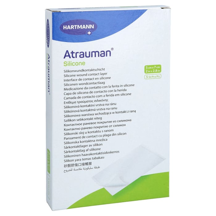 Atrauman Silicone steril 5x7 cm Kompressen