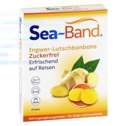 SEA-BAND Ingwer-Lutschbonbons zuckerfrei
