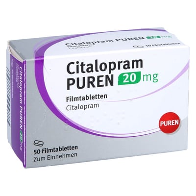 Citalopram PUREN 20 mg
