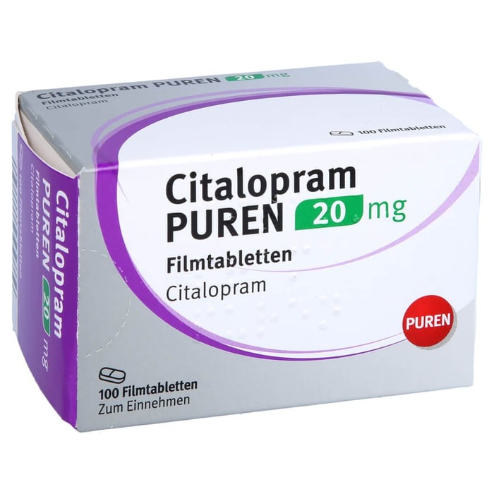 Citalopram PUREN 20mg