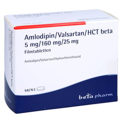 Amlodipin/Valsartan/HCT beta 5 mg/160 mg/25 mg