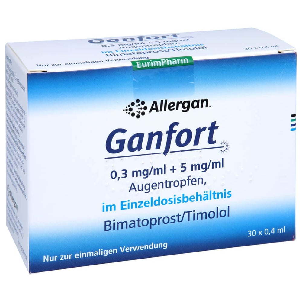 Ganfort 0.3 mg/ml + 5 mg/ml AT in Einzeldosisbeh.
