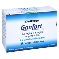 Ganfort 0.3 mg/ml + 5 mg/ml AT in Einzeldosisbeh.