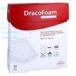 Dracofoam Infekt haft sensitiv Wundauf.10x10 cm